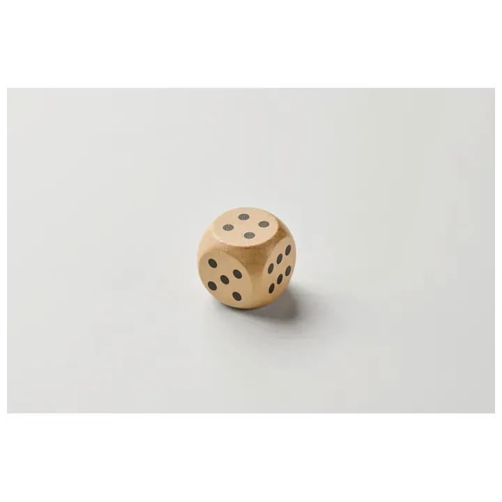 Schima wooden dice 3cm dia - MO2613 (MOCN#40)